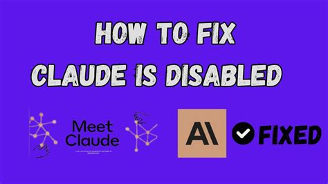 Users may randomly find out that Claude is disabled for them. . Claude is disabled